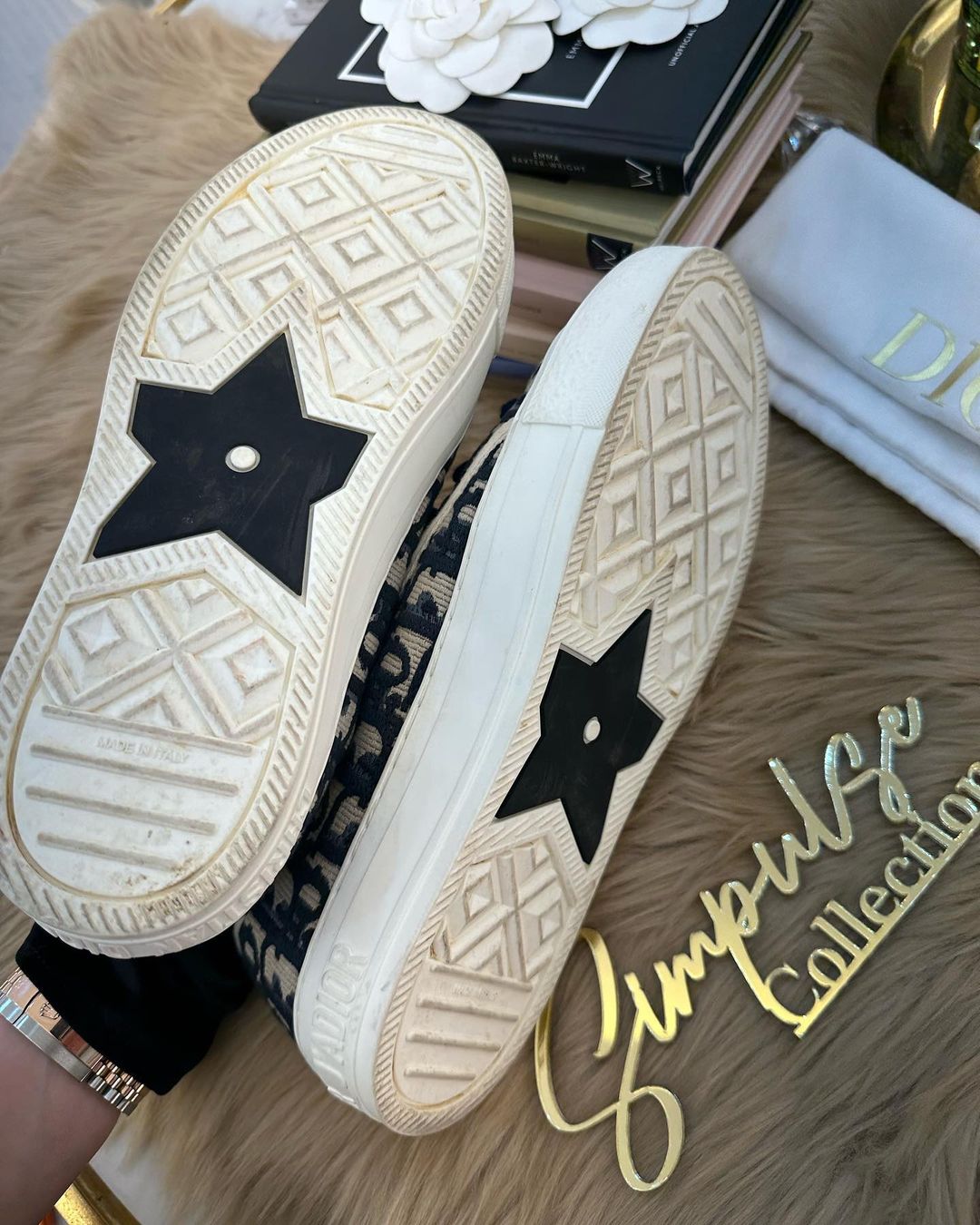 J’Adior Monogram Sneakers