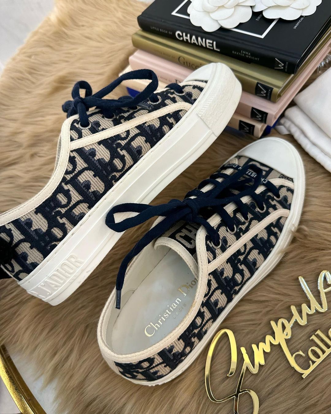 J’Adior Monogram Sneakers