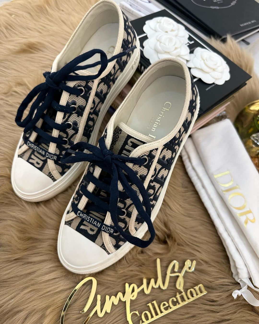 J’Adior Monogram Sneakers