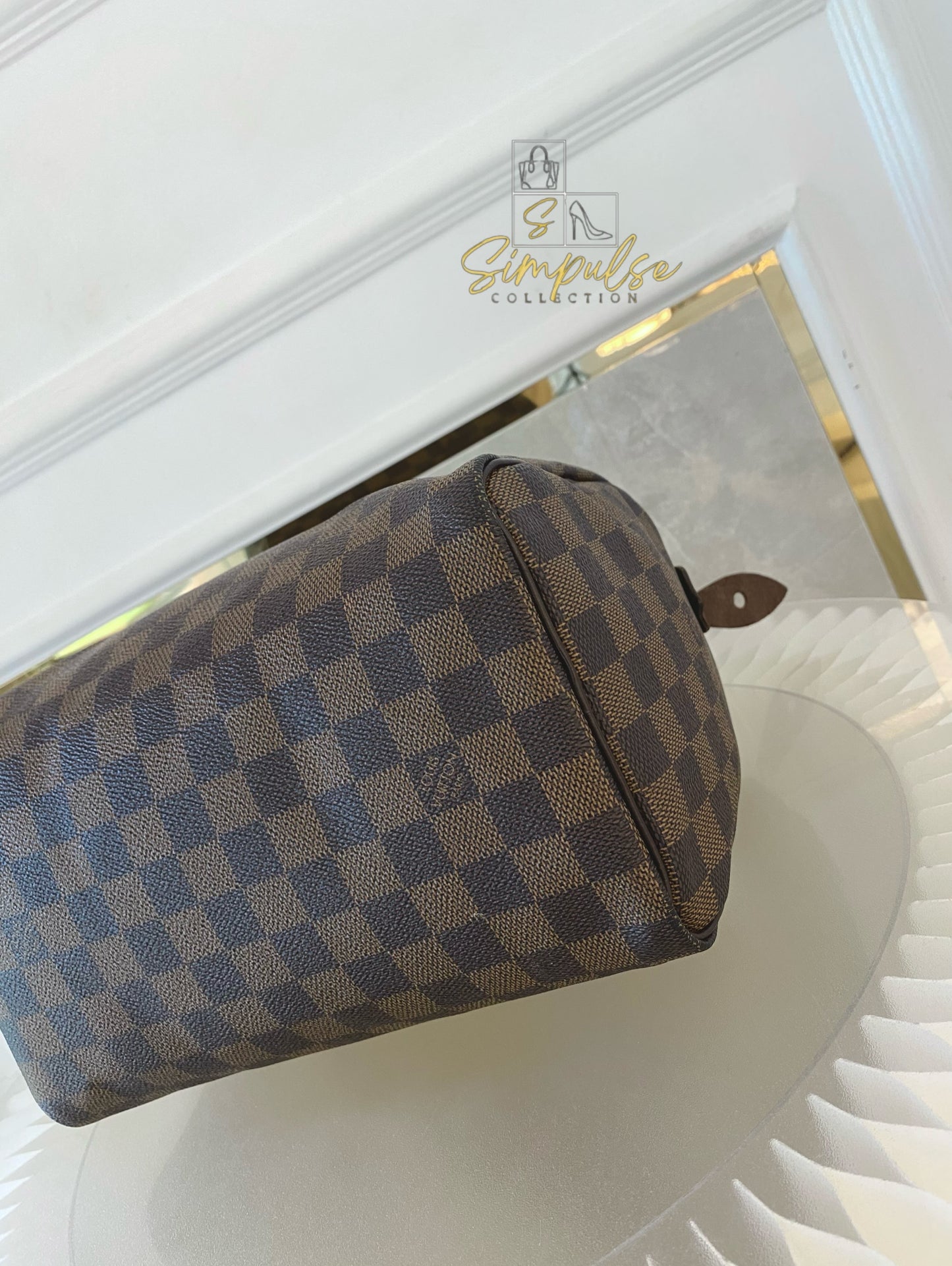Louis Vuitton Speedy 25 in Damier Ebene