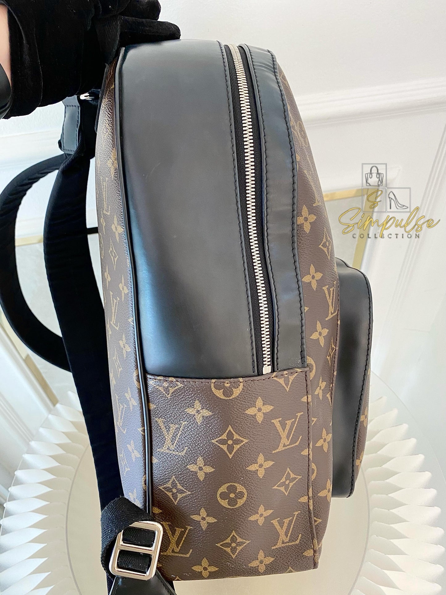 Louis Vuitton Josh Backpack Monogram Macassar