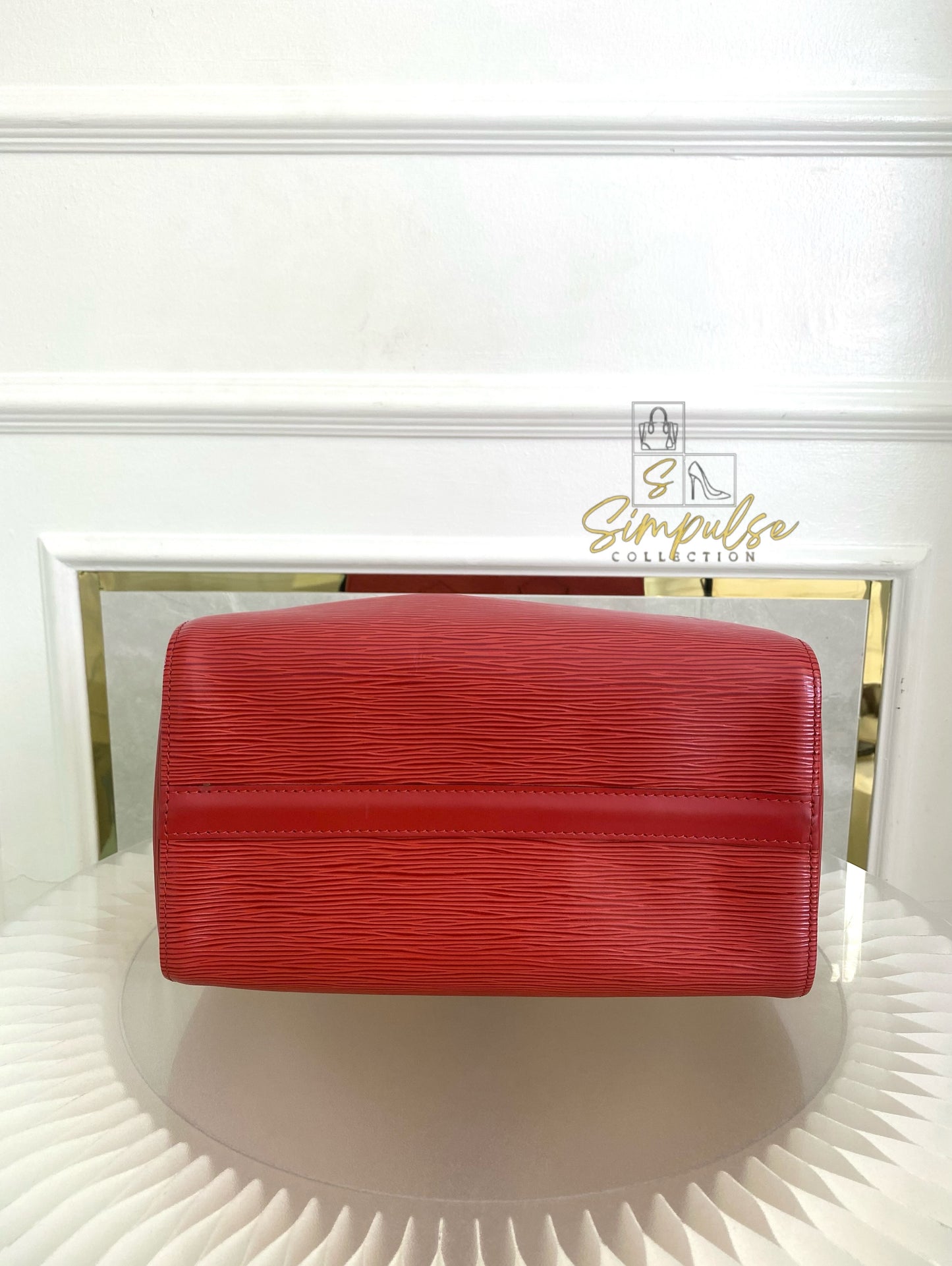 Louis Vuitton Epi Speedy 25 Red