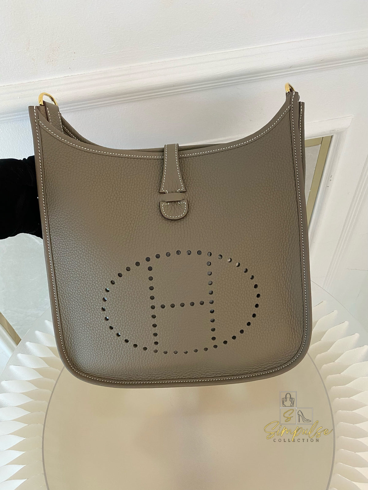 HERMES EVELYNE PM3 CLEMENCE ETOUPE
