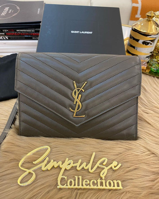 YSL Envelope Wristlet