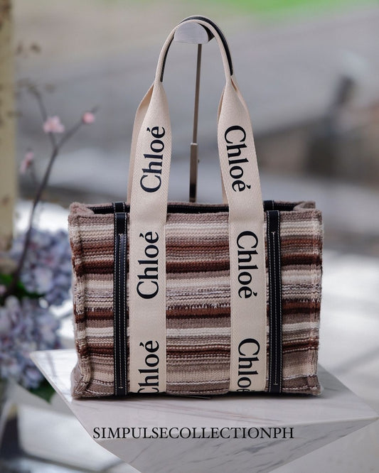 Woody Medium Stripe Tote