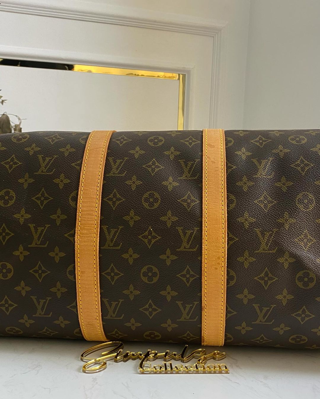 L V Monogram Keepall 50