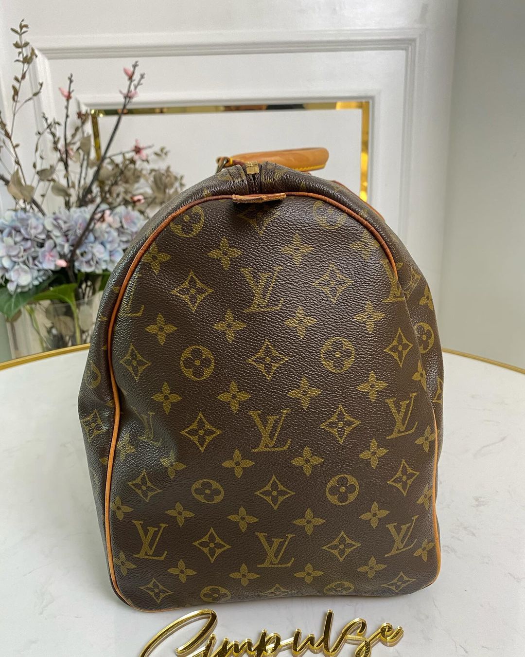 L V Monogram Keepall 50