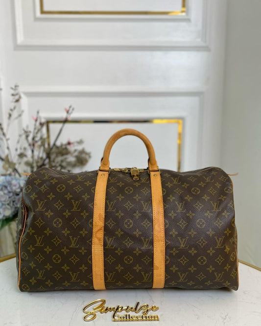 L V Monogram Keepall 50