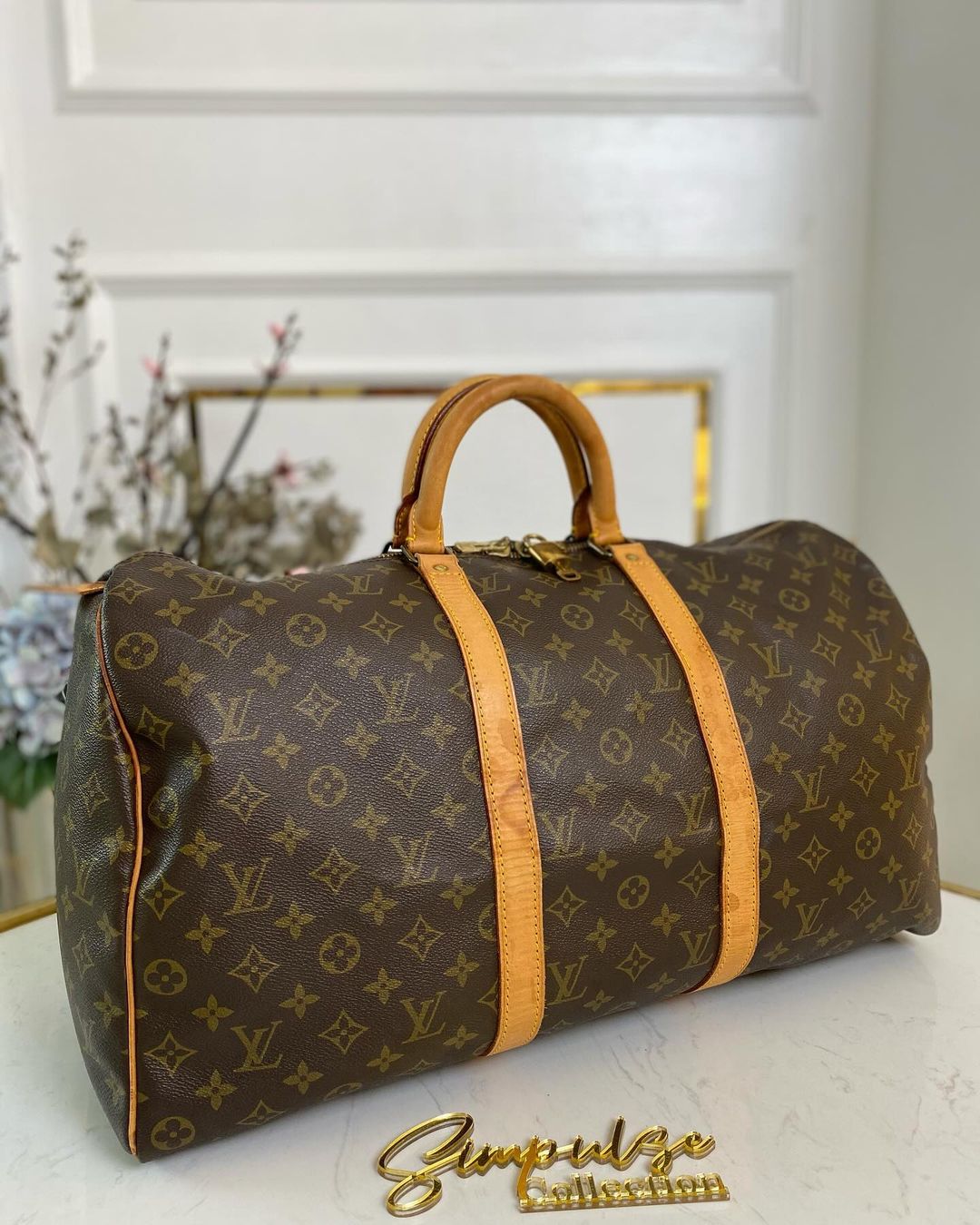 L V Monogram Keepall 50