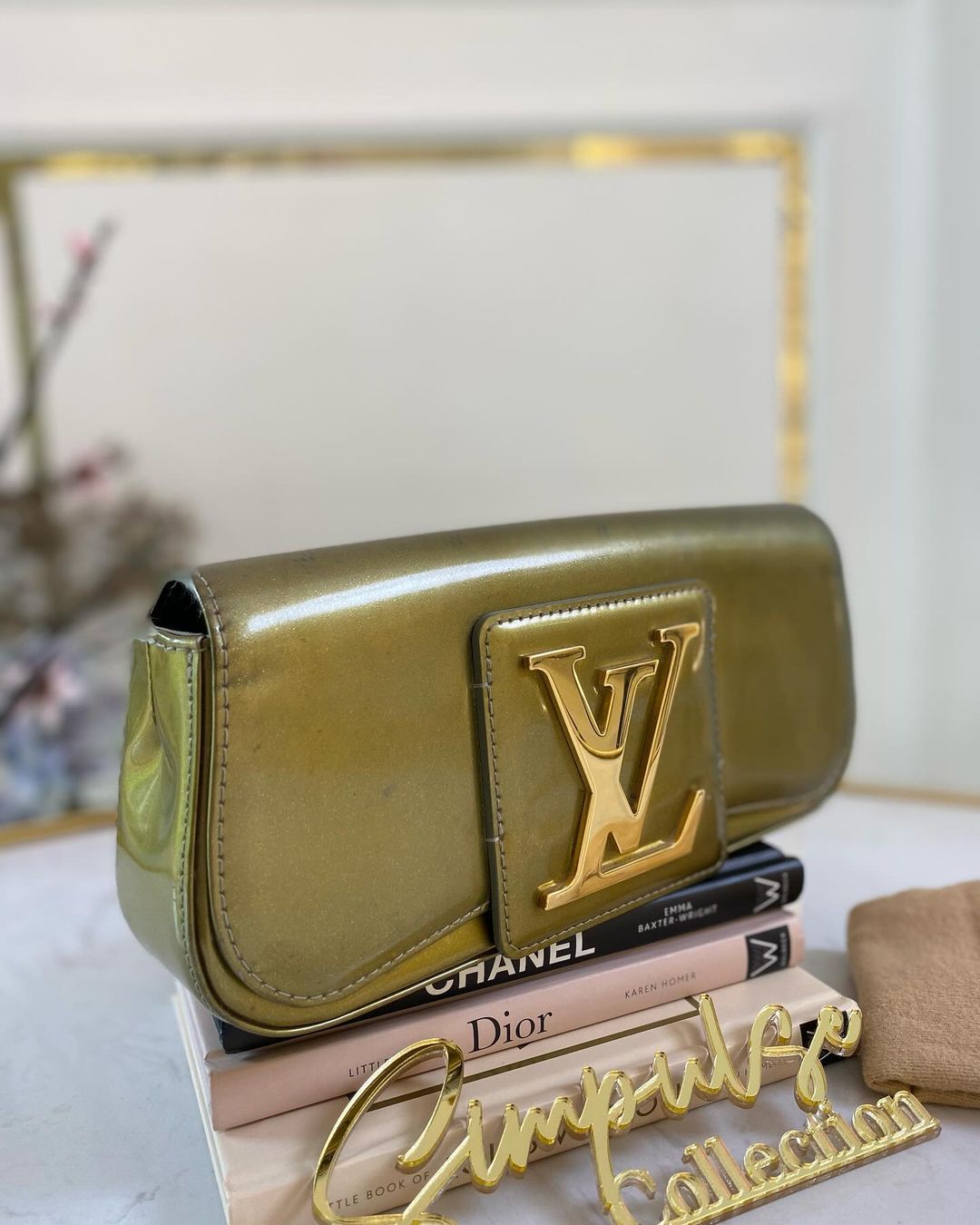 Clutch Bag Clutch O Pochette Pochette Chanel O Mini Cuir Caviar Strass