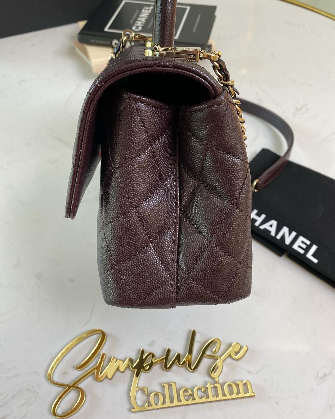 Coco Caviar Burgundy LGHW