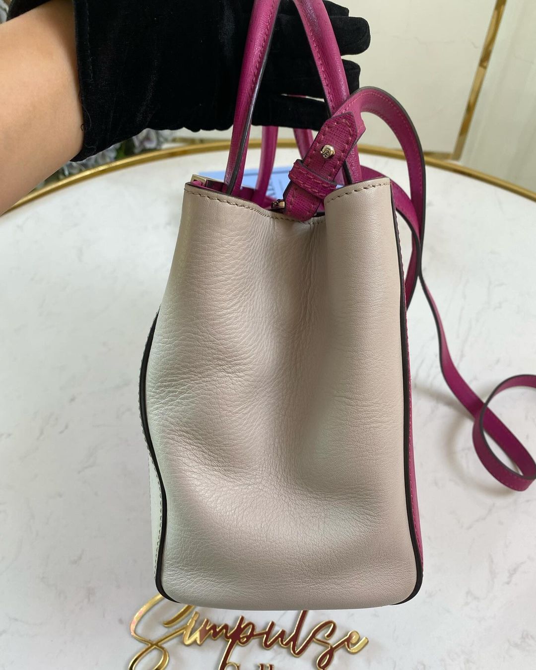 Fendi 2 Jours Petite Tricolor Satchel