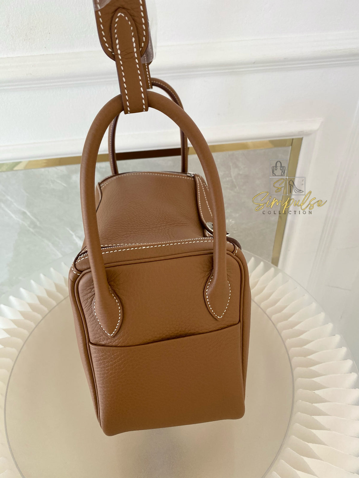 HERMES LINDY 26 CLEMENCE GOLD