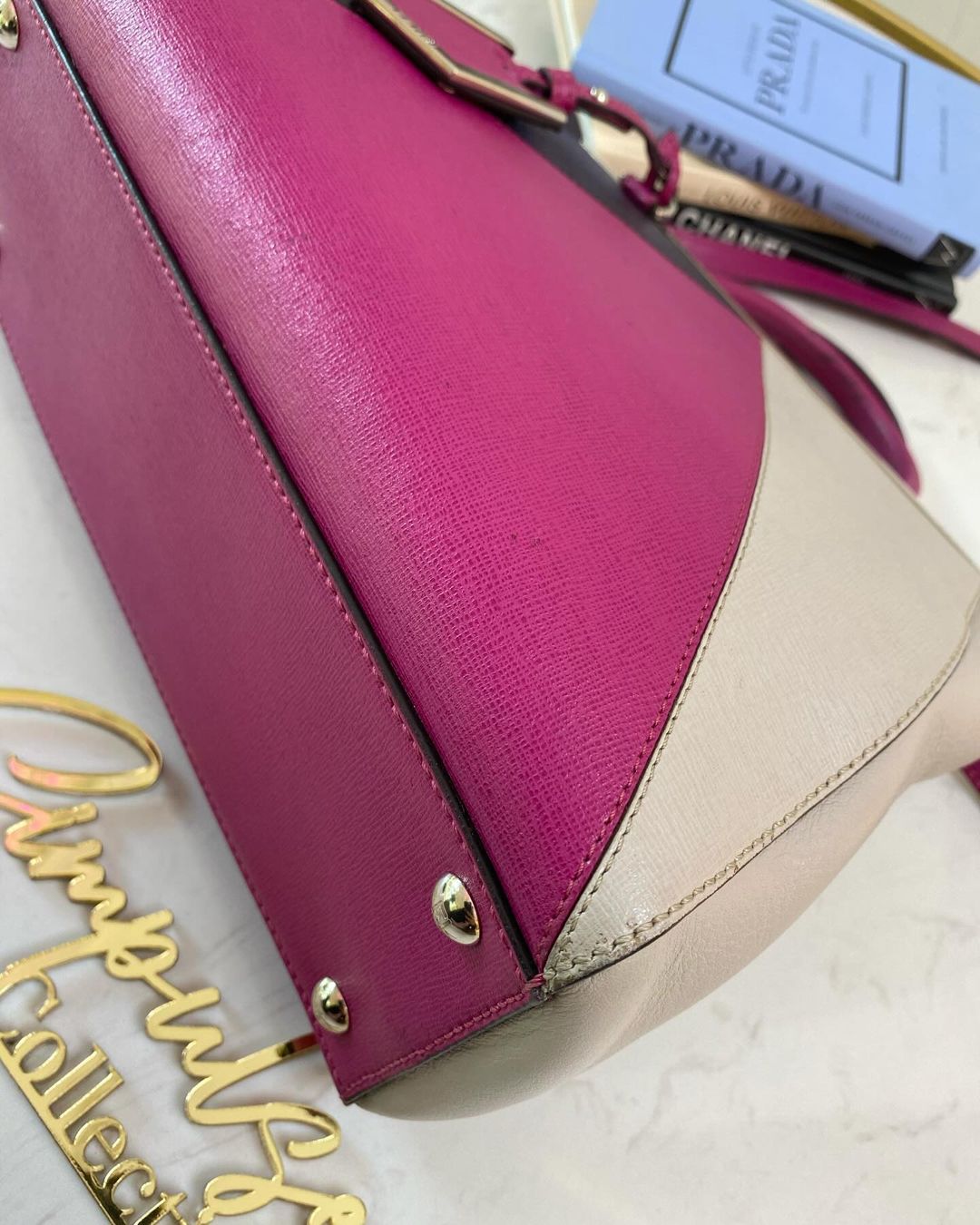 Fendi 2 Jours Petite Tricolor Satchel