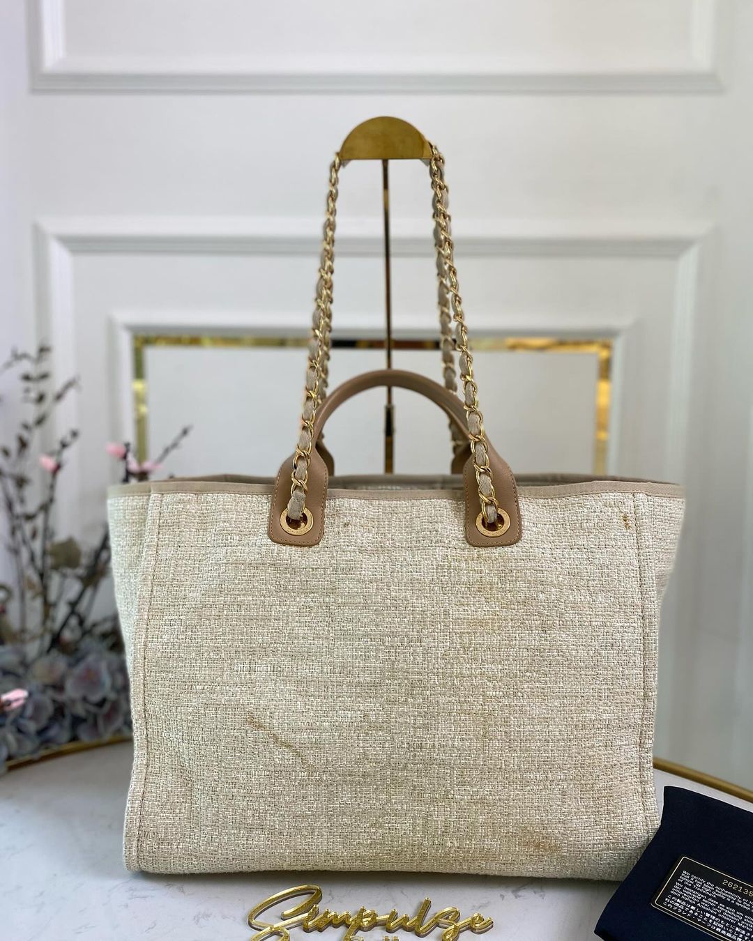 C Deauville Tote Bag GHW