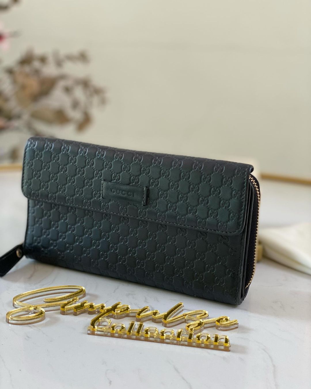 G Monogram Guccissima Long Wallet