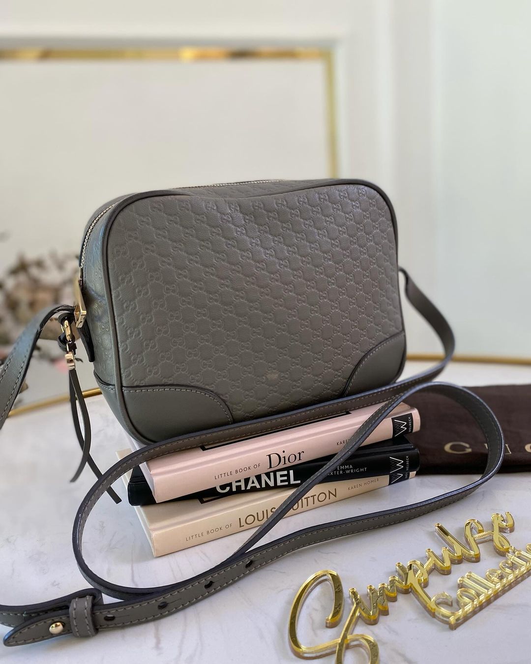 Gucci GG Bree Leather Crossbody Bag