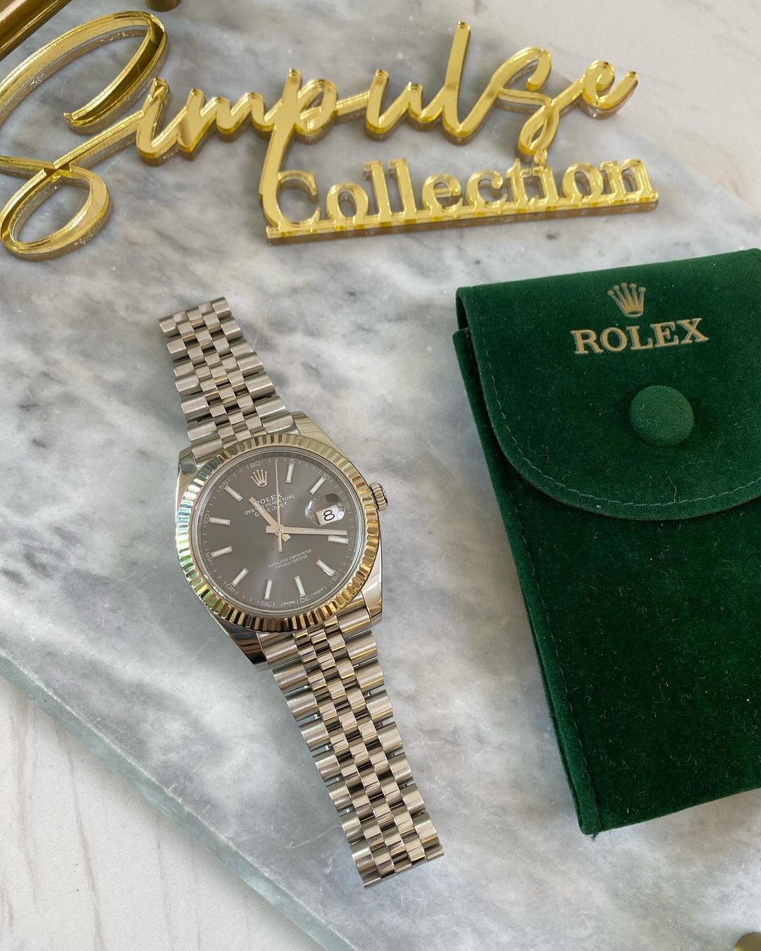 Datejust 41mm white gold bezel