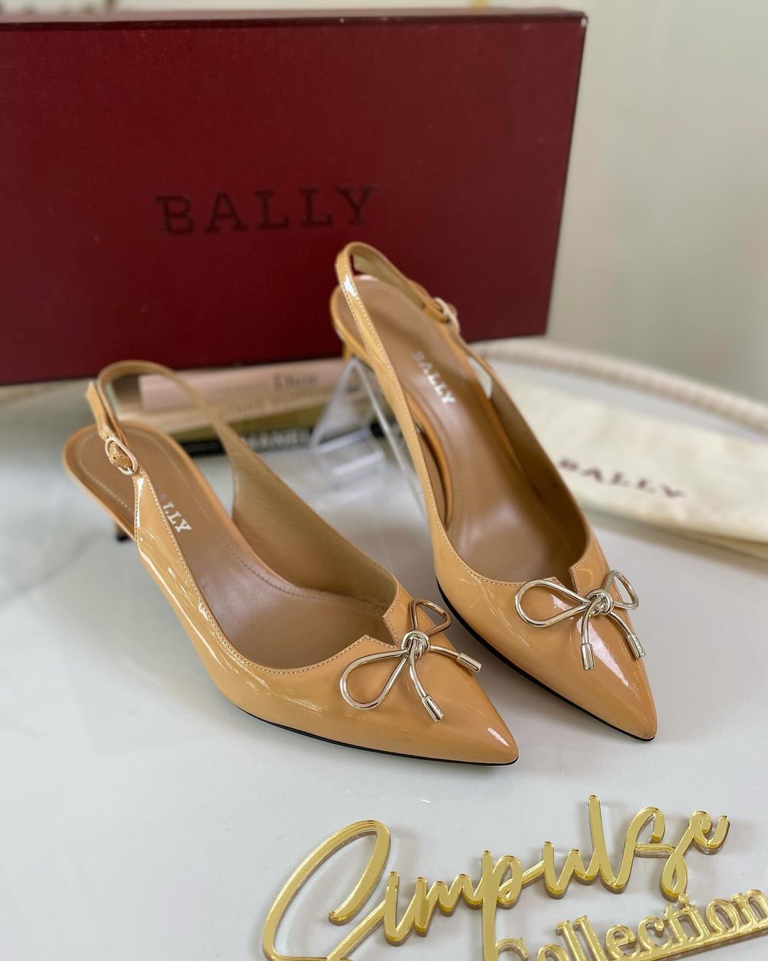 Bálly Ribbon Logo Heels