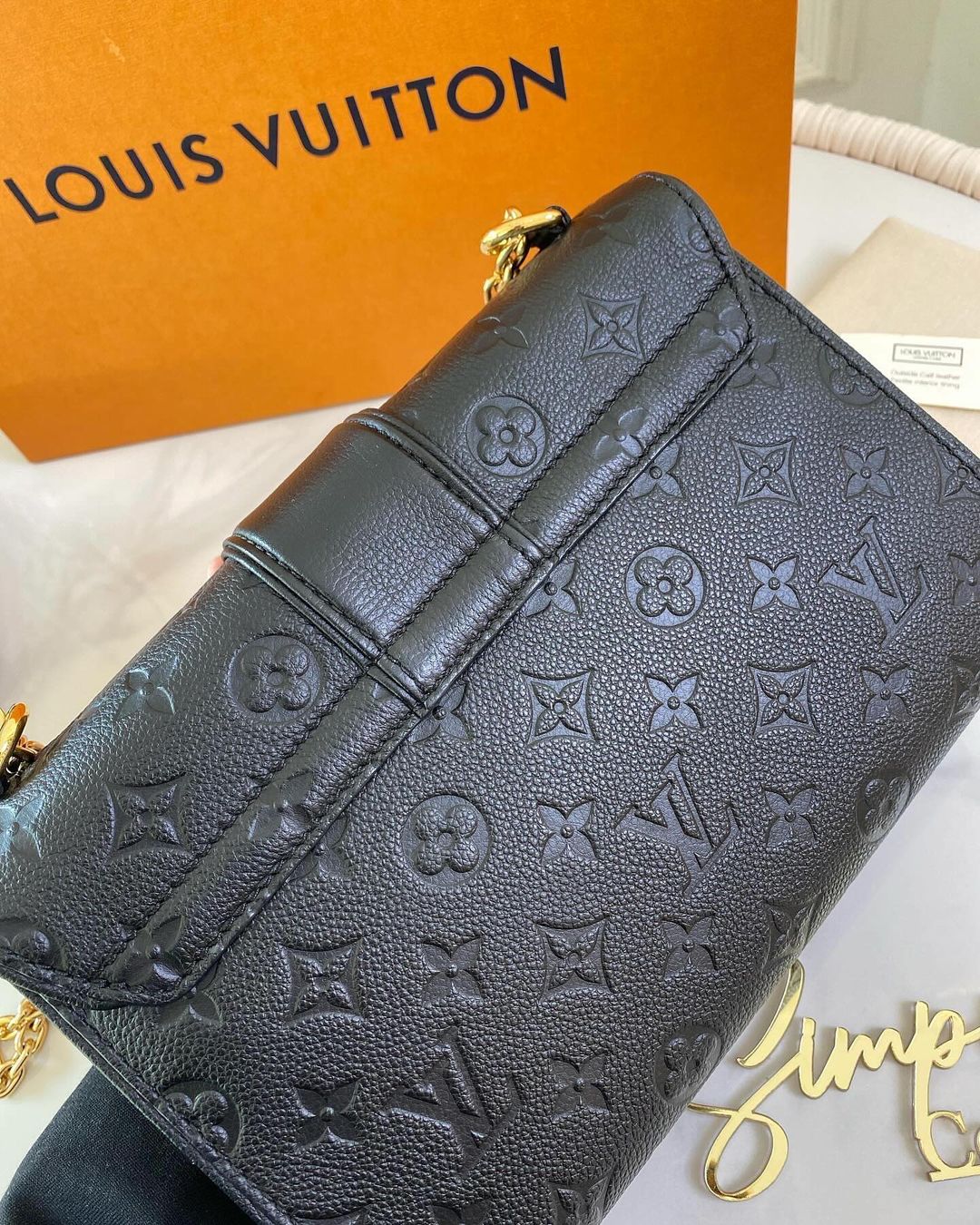 L V Saint Sulpice Empreinte Black Monogram