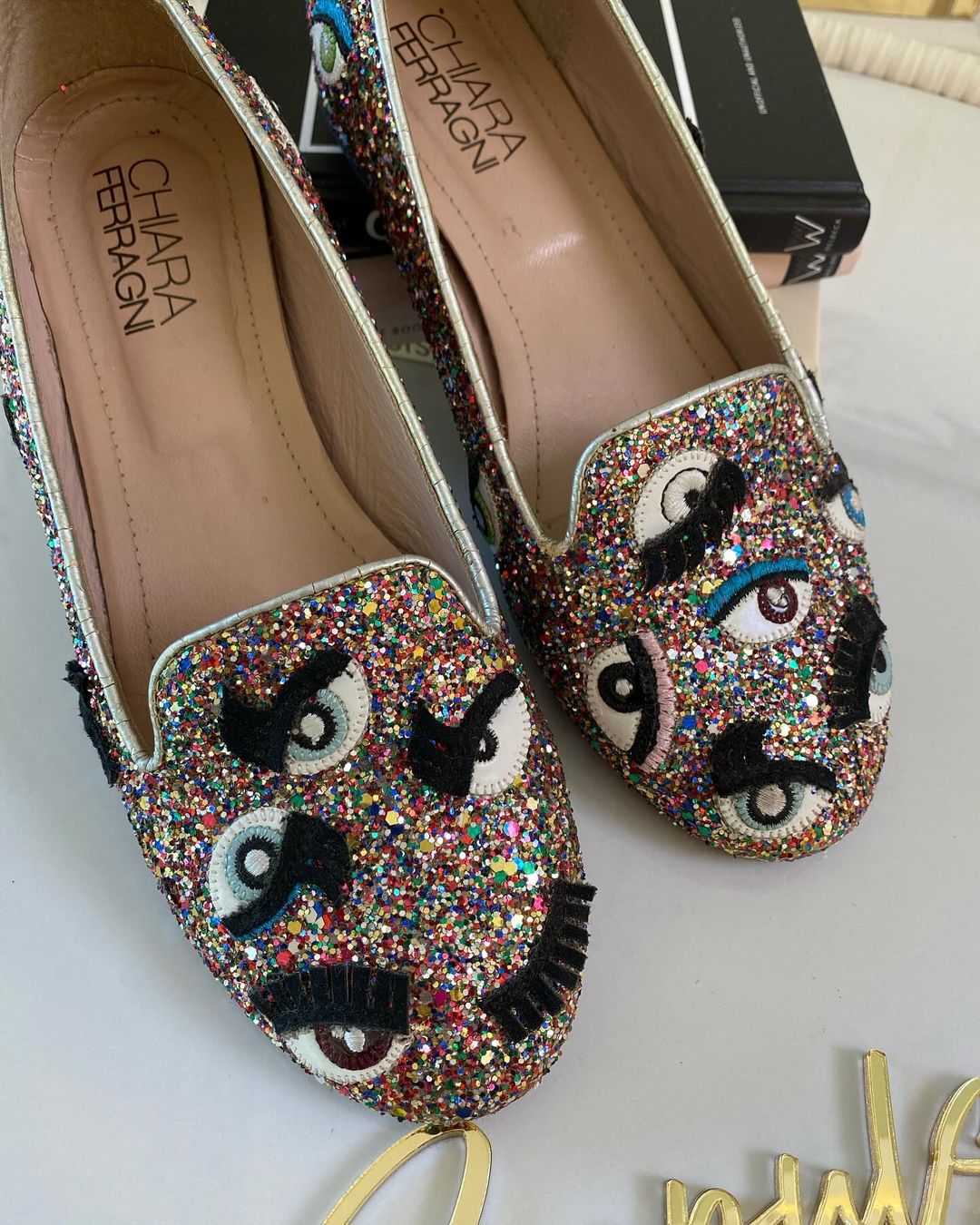 C Ferragni Poppy Flats Multi-Color