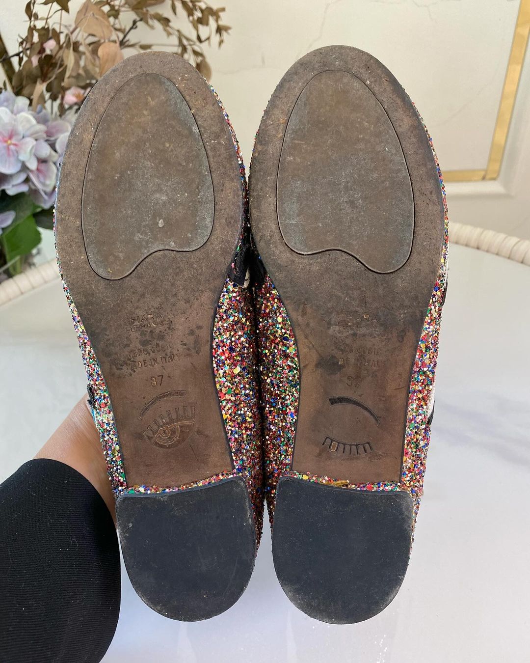 C Ferragni Poppy Flats Multi-Color