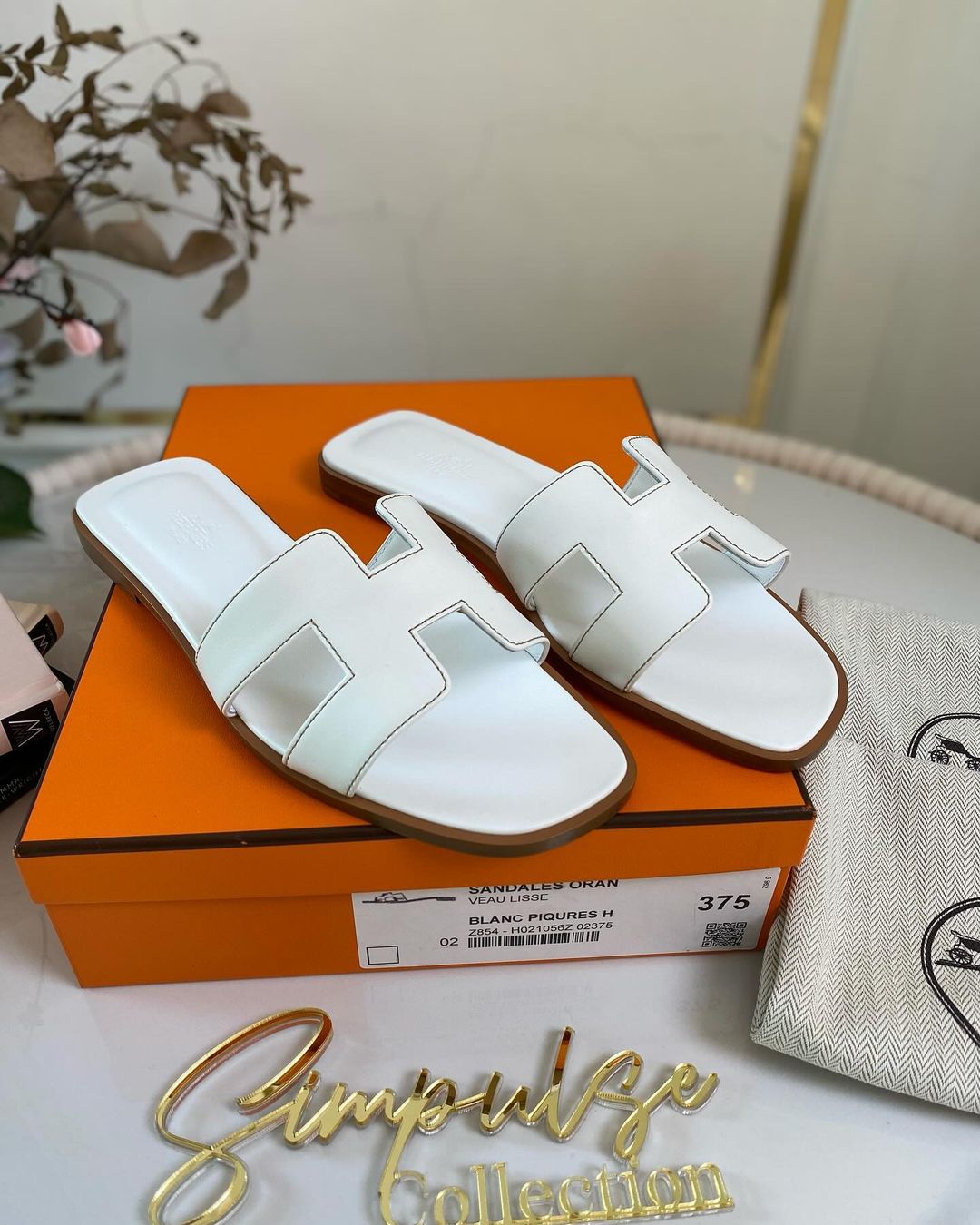 H Oran White Size 37.5