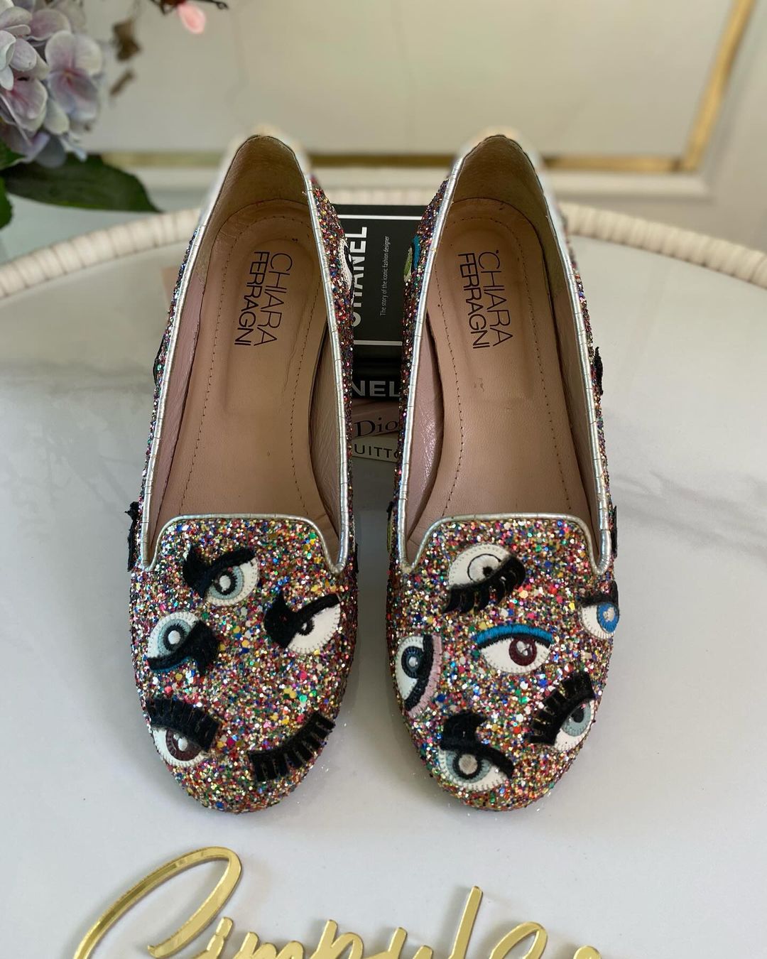 C Ferragni Poppy Flats Multi-Color