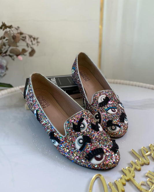 Chiara Ferragni Poppy Flats Multi-Color