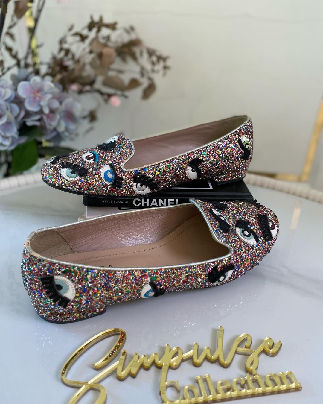 C Ferragni Poppy Flats Multi-Color