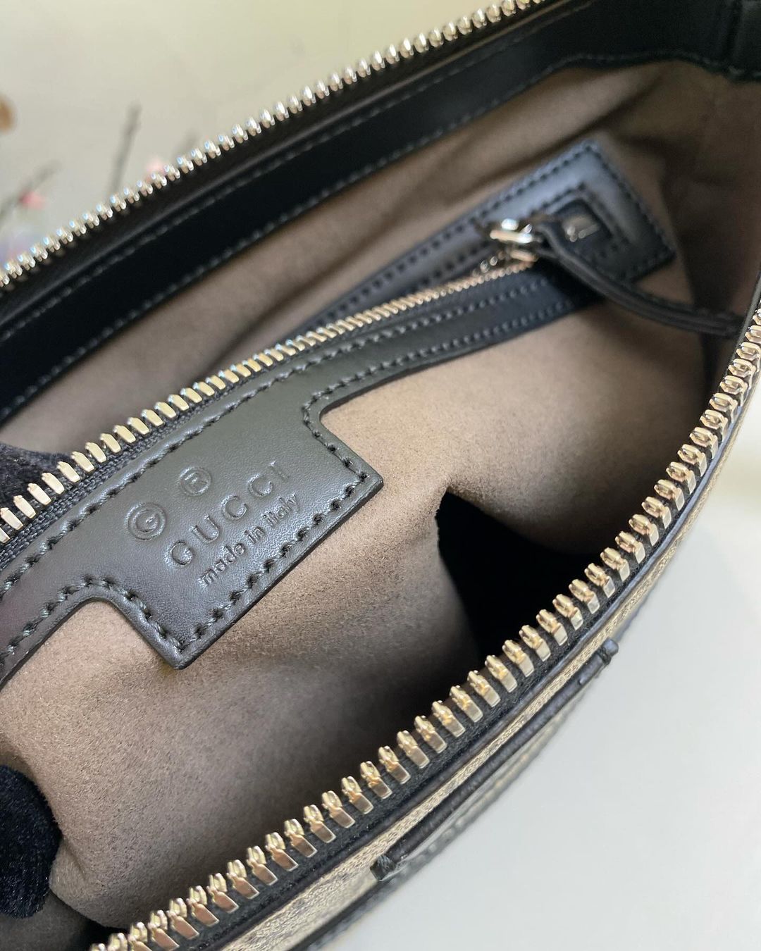 Gg Supreme Mono Canvas Messenger Bag