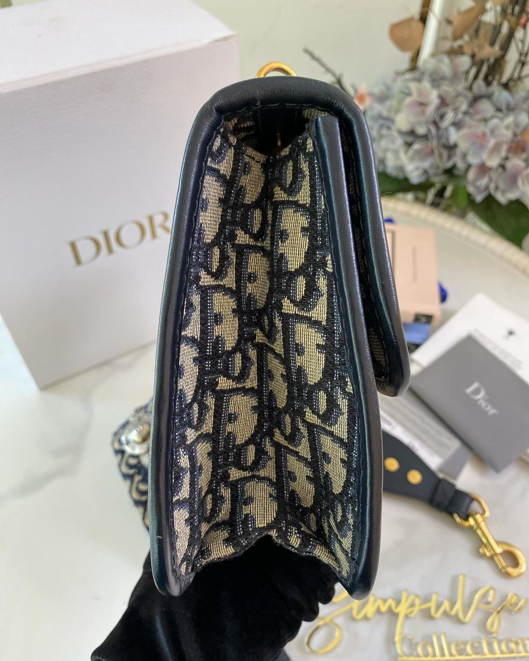 Dioraddict Oblique Flap w/ Strap