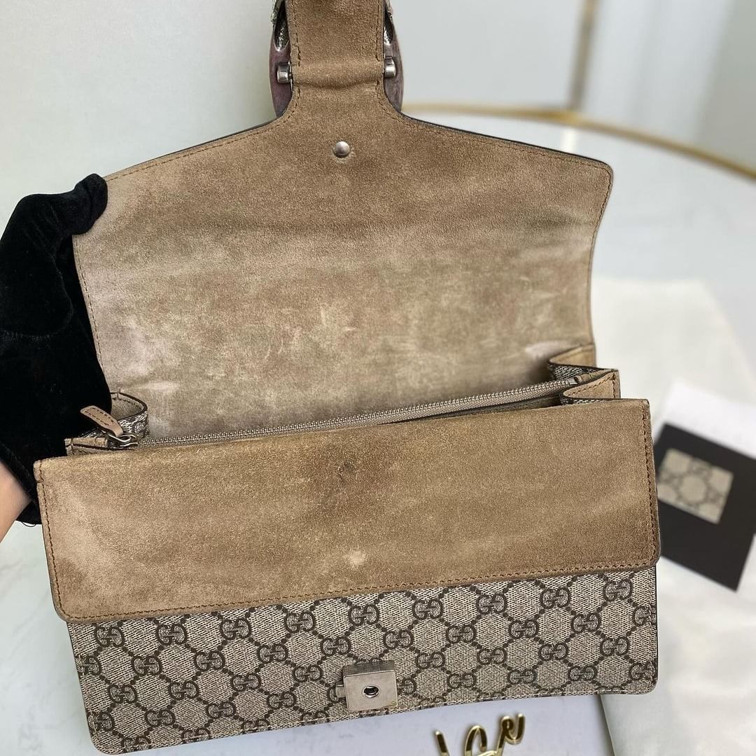 GG Supreme Mono Dionysus Shoulder Bag