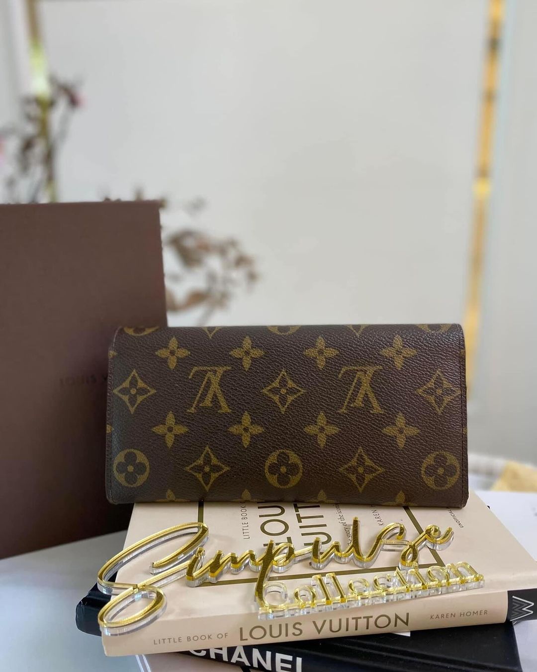 L V Monogram Emelie Wallet