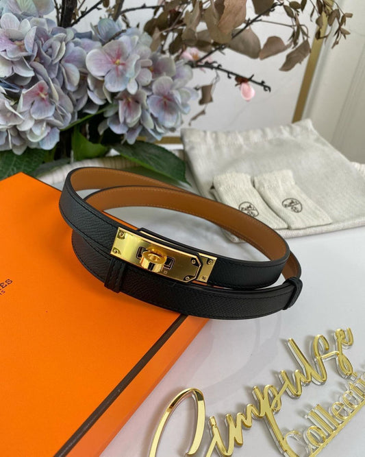 Kelly Belt Black GHW
