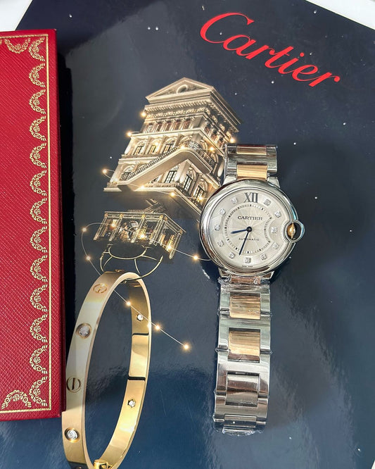 Cartier Ballon Bleu w/ Diamond Dial