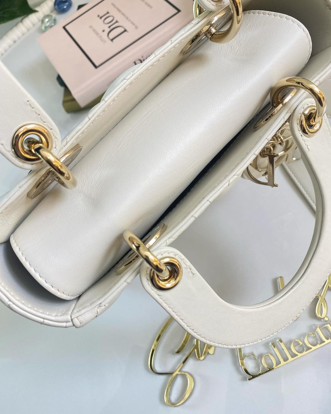 Lady D Small White w/ ABC Strap LGHW