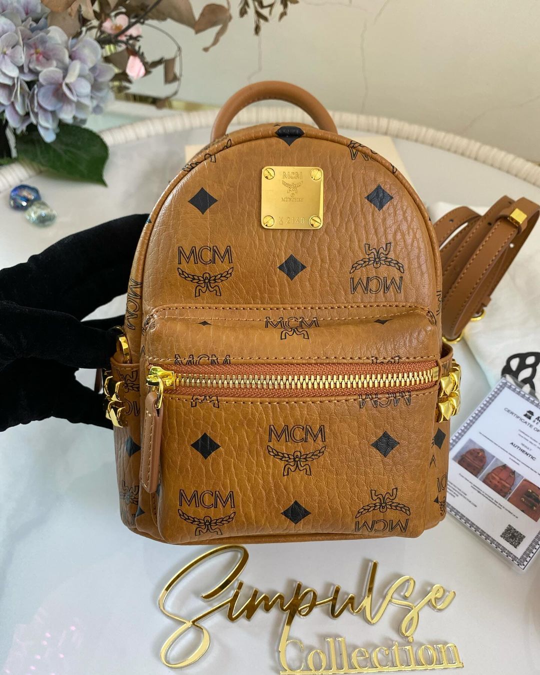 MCM Mini Stark BeBe Boo Backpack