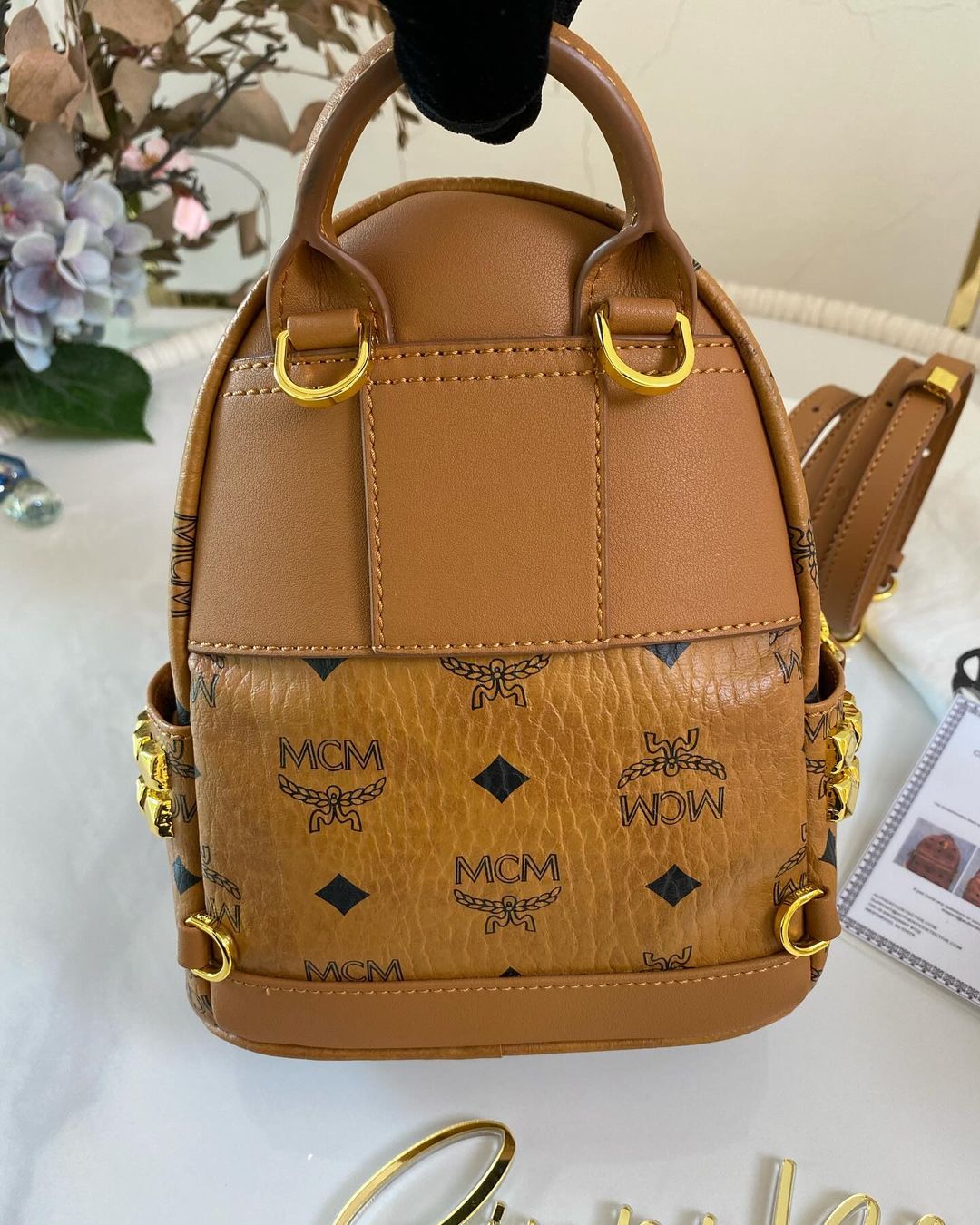 MCM Mini Stark BeBe Boo Backpack