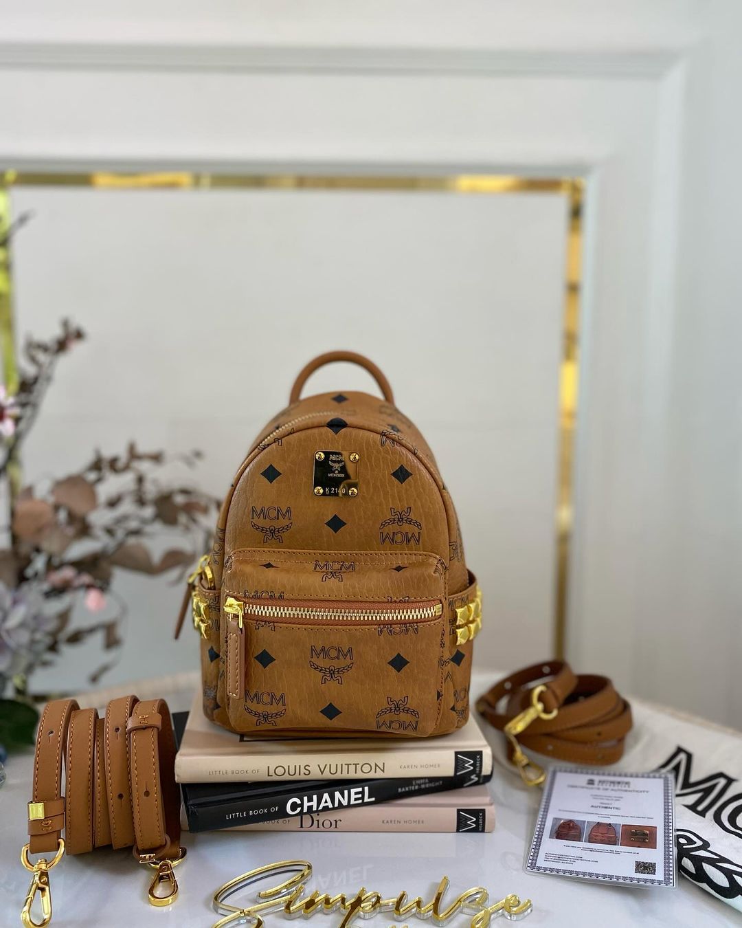 MCM Mini Stark BeBe Boo Backpack