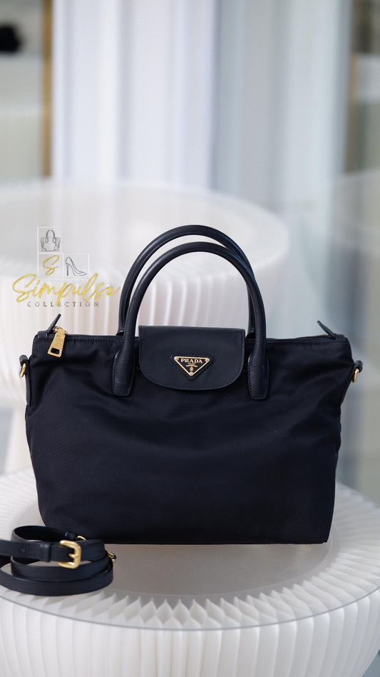 P Tessuto Nylon Tote Bag