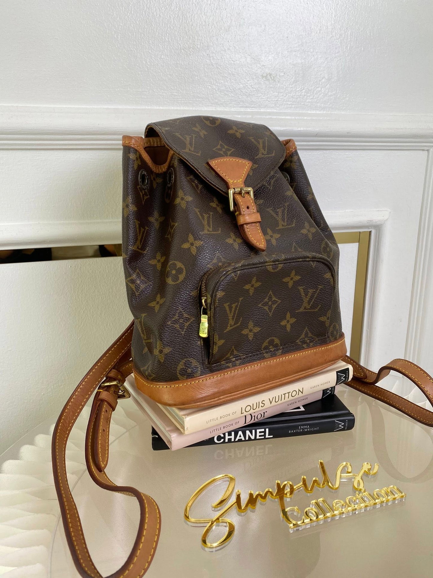 Louis Vuitton Montsouris Mono Backpack Vintage Pm Size