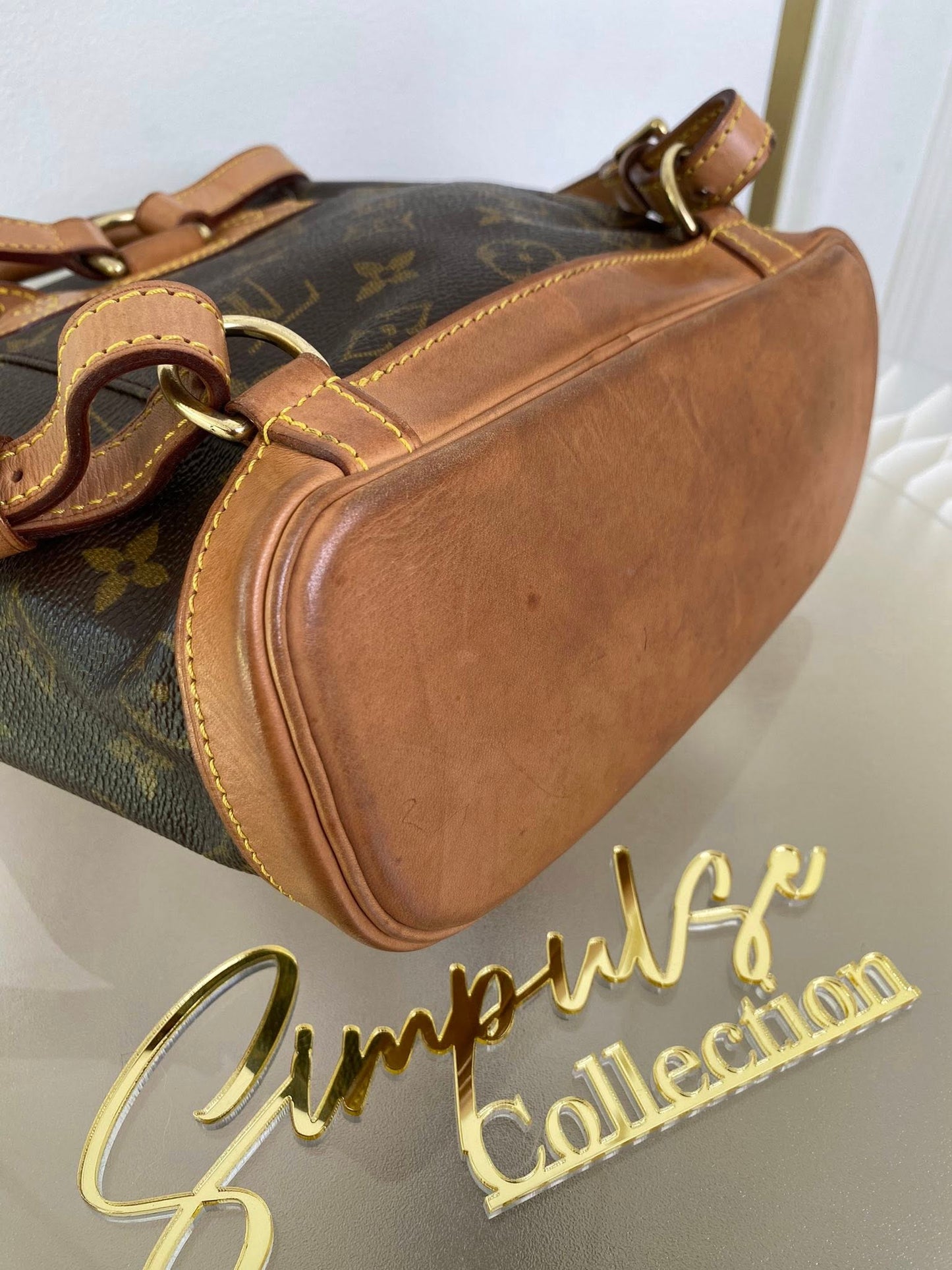 Louis Vuitton Montsouris Mono Backpack Vintage Pm Size