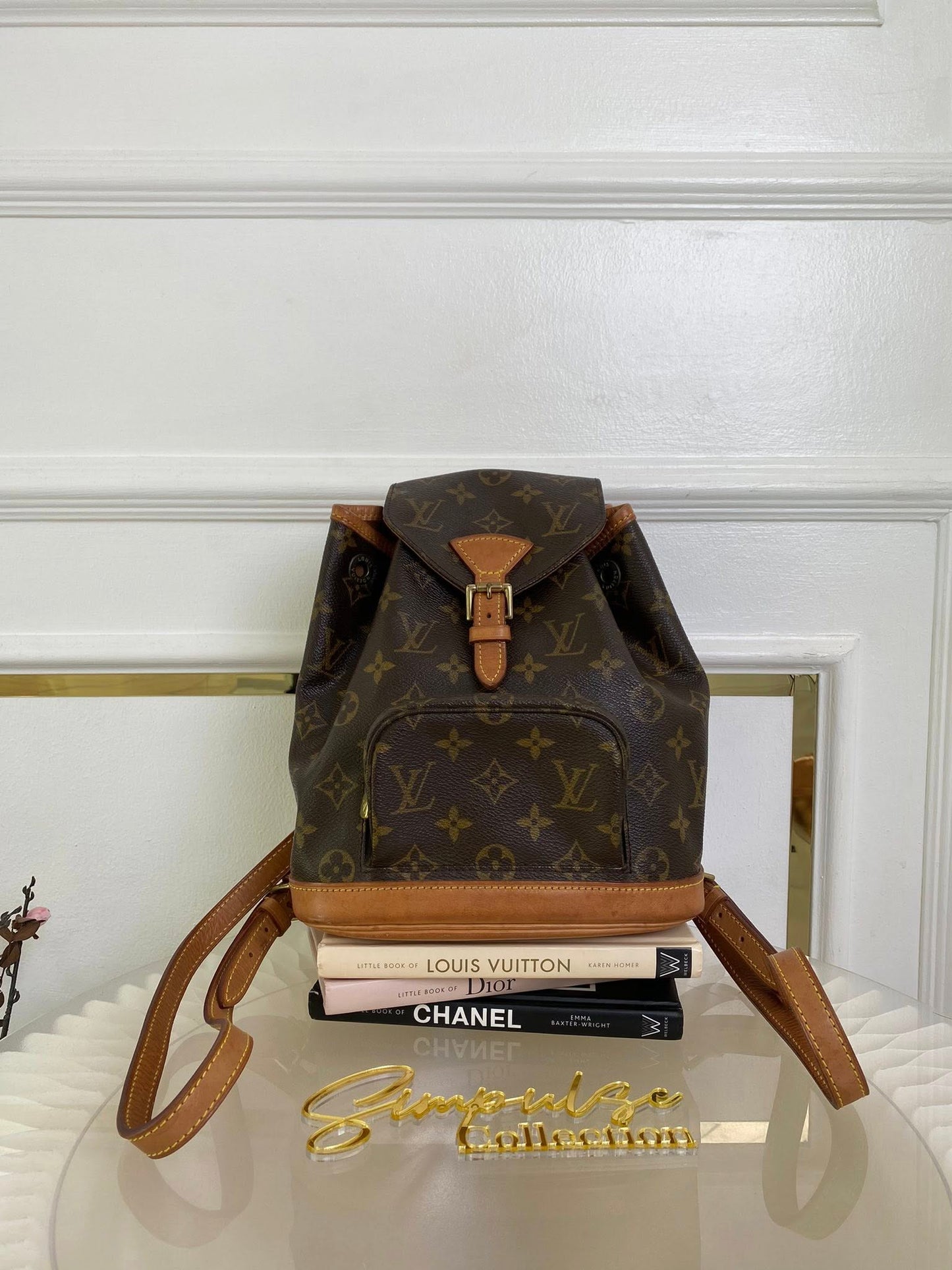 Louis Vuitton Montsouris Mono Backpack Vintage Pm Size