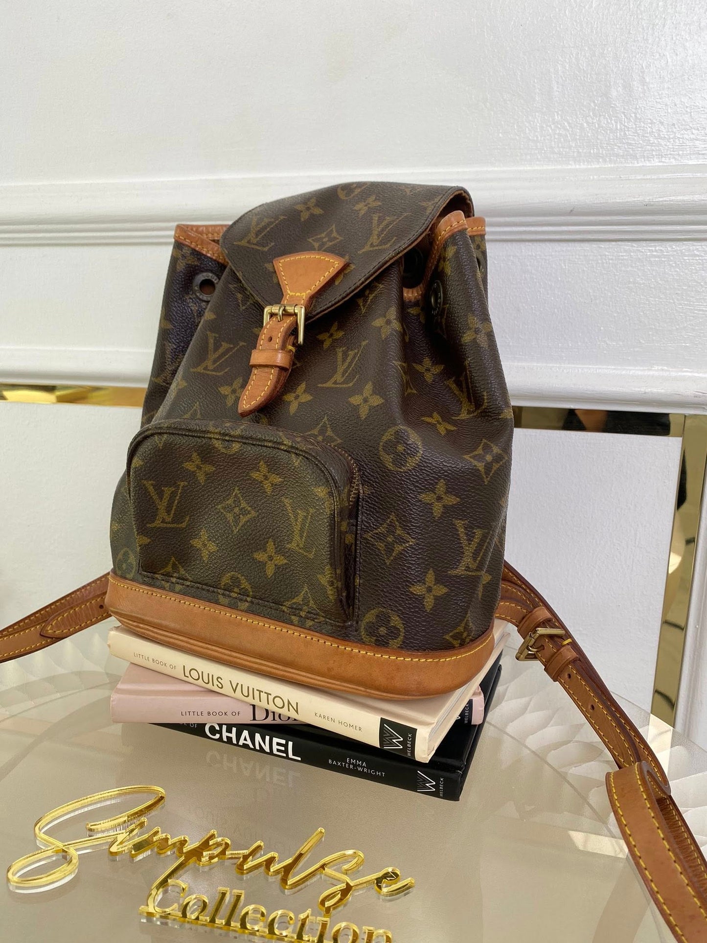 Louis Vuitton Montsouris Mono Backpack Vintage Pm Size