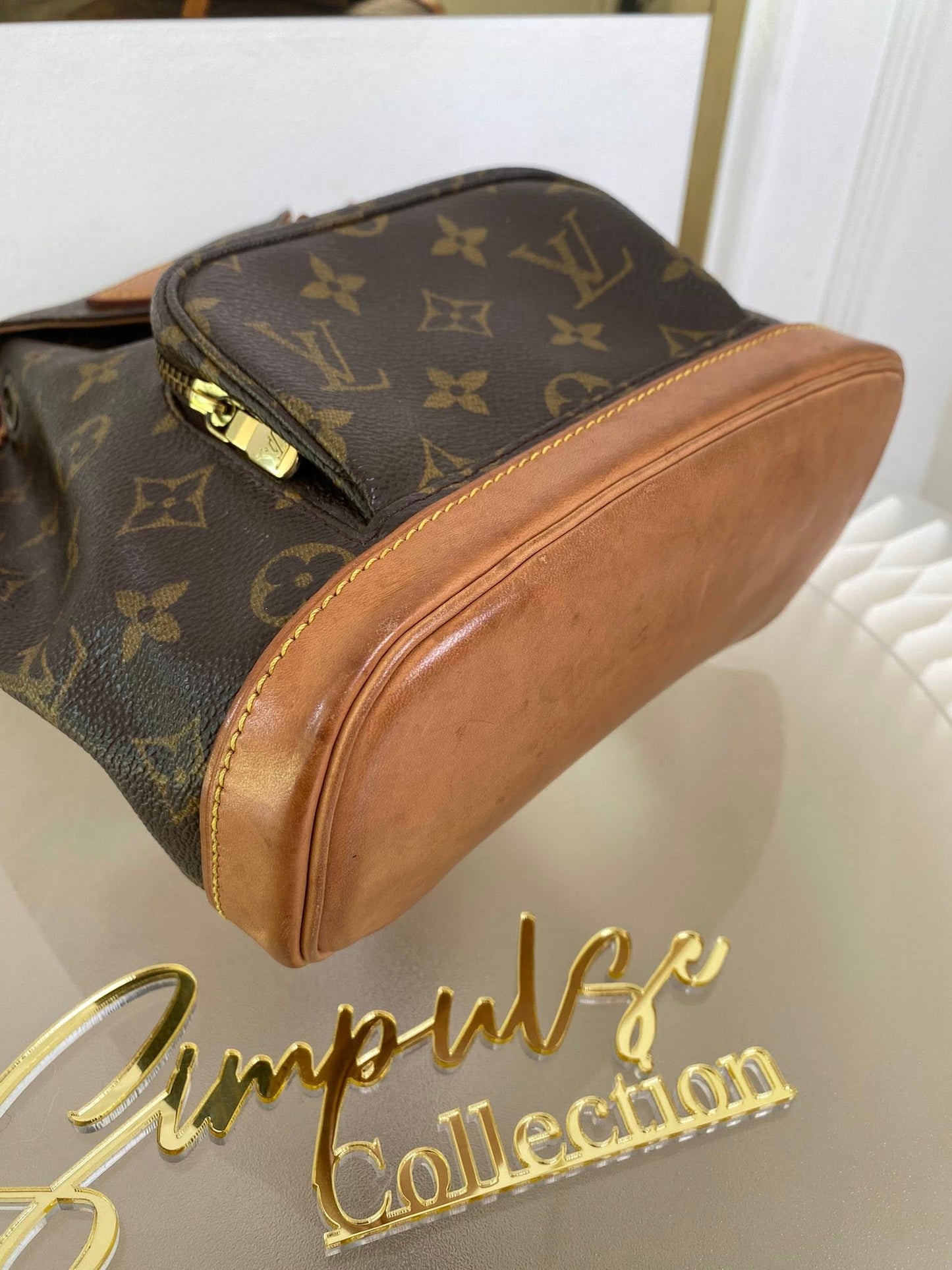 Louis Vuitton Montsouris Mono Backpack Vintage Pm Size