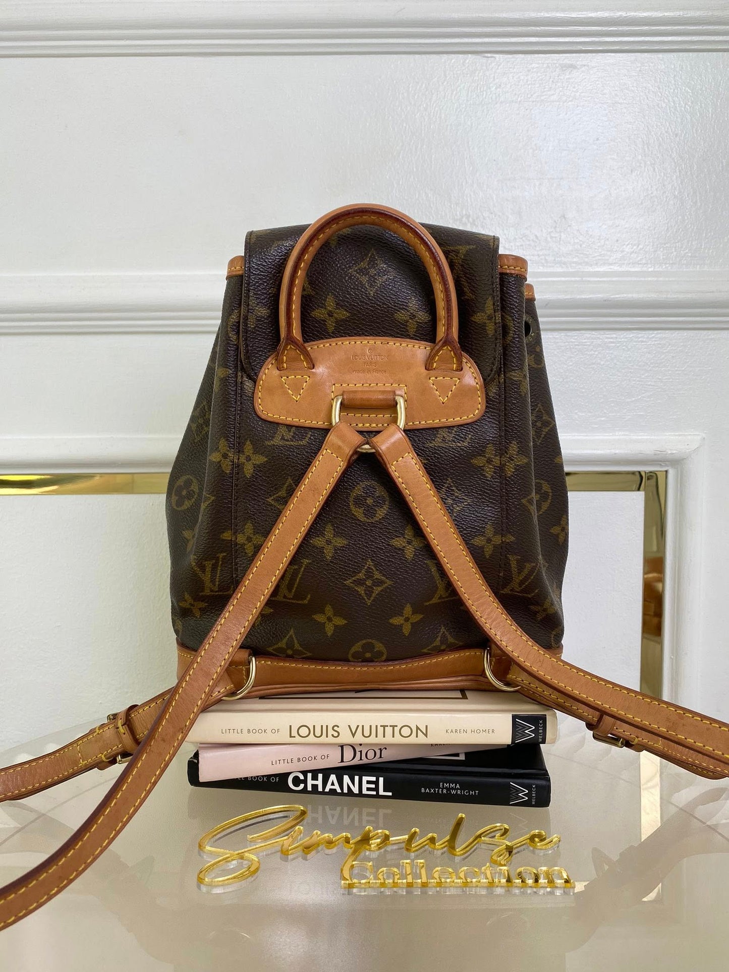 Louis Vuitton Montsouris Mono Backpack Vintage Pm Size