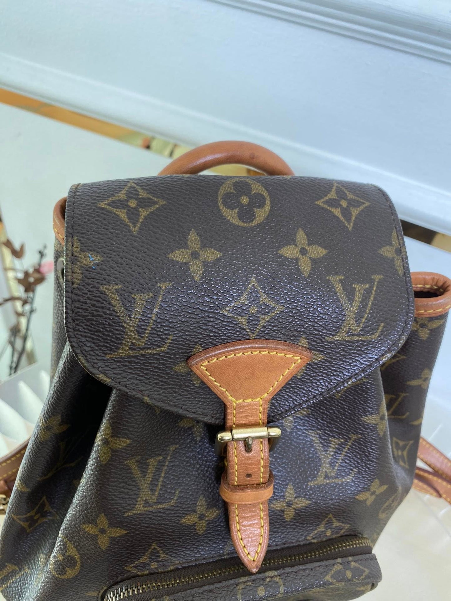 Louis Vuitton Montsouris Mono Backpack Vintage Pm Size