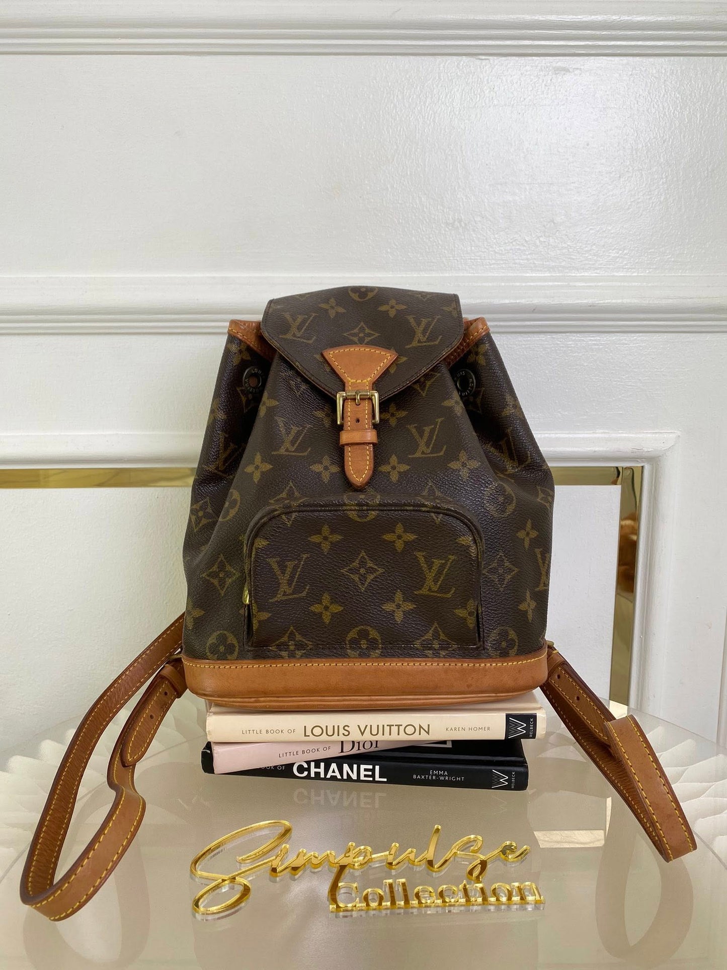 Louis Vuitton Montsouris Mono Backpack Vintage Pm Size