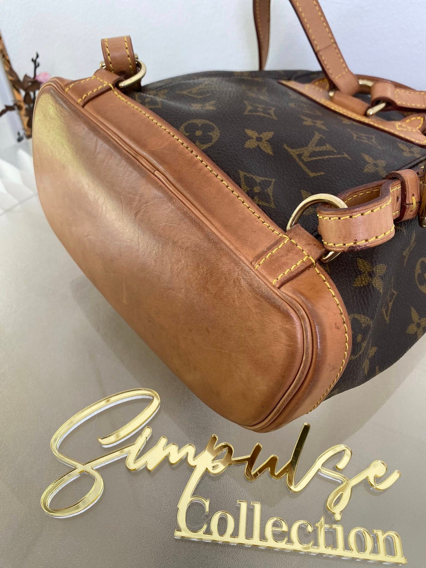 Louis Vuitton Montsouris Mono Backpack Vintage Pm Size